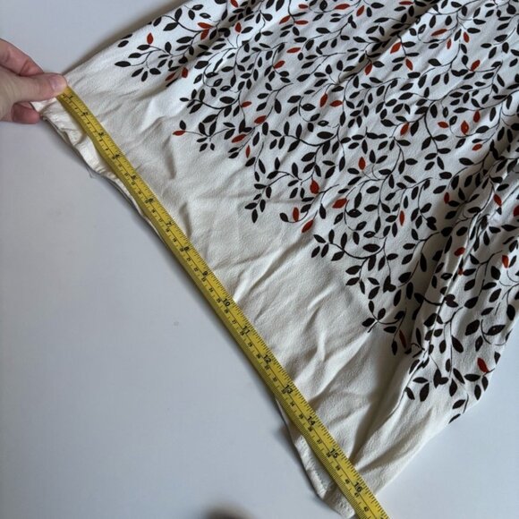 Elevenses Anthropologie Arboreta Cream & Floral Wide Leg Jumpsuit/Romper - S - Picture 9 of 13